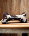 Handcrafted Toy Squeaky Dog Bone - choice of fabrics