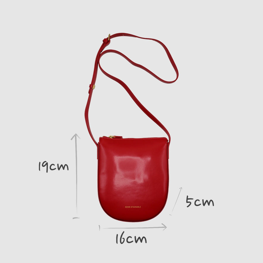 Apple Leather Tote Bag - Eco-Friendly, Lightweight & Durable Vegan Leather with Cotton Lining by Sook Stainable at brixbailey.com