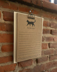 Cat Lover To Do Lists on Clipboard