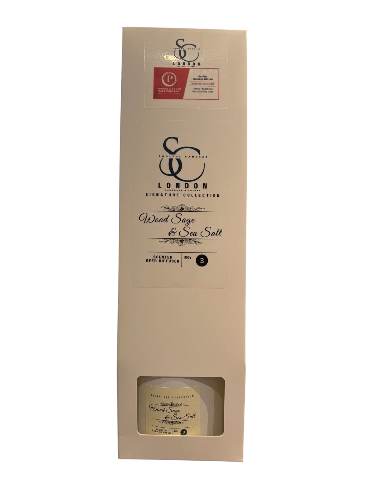 Wood Sage &amp; Sea Salt – Reed Diffuser (100ml)