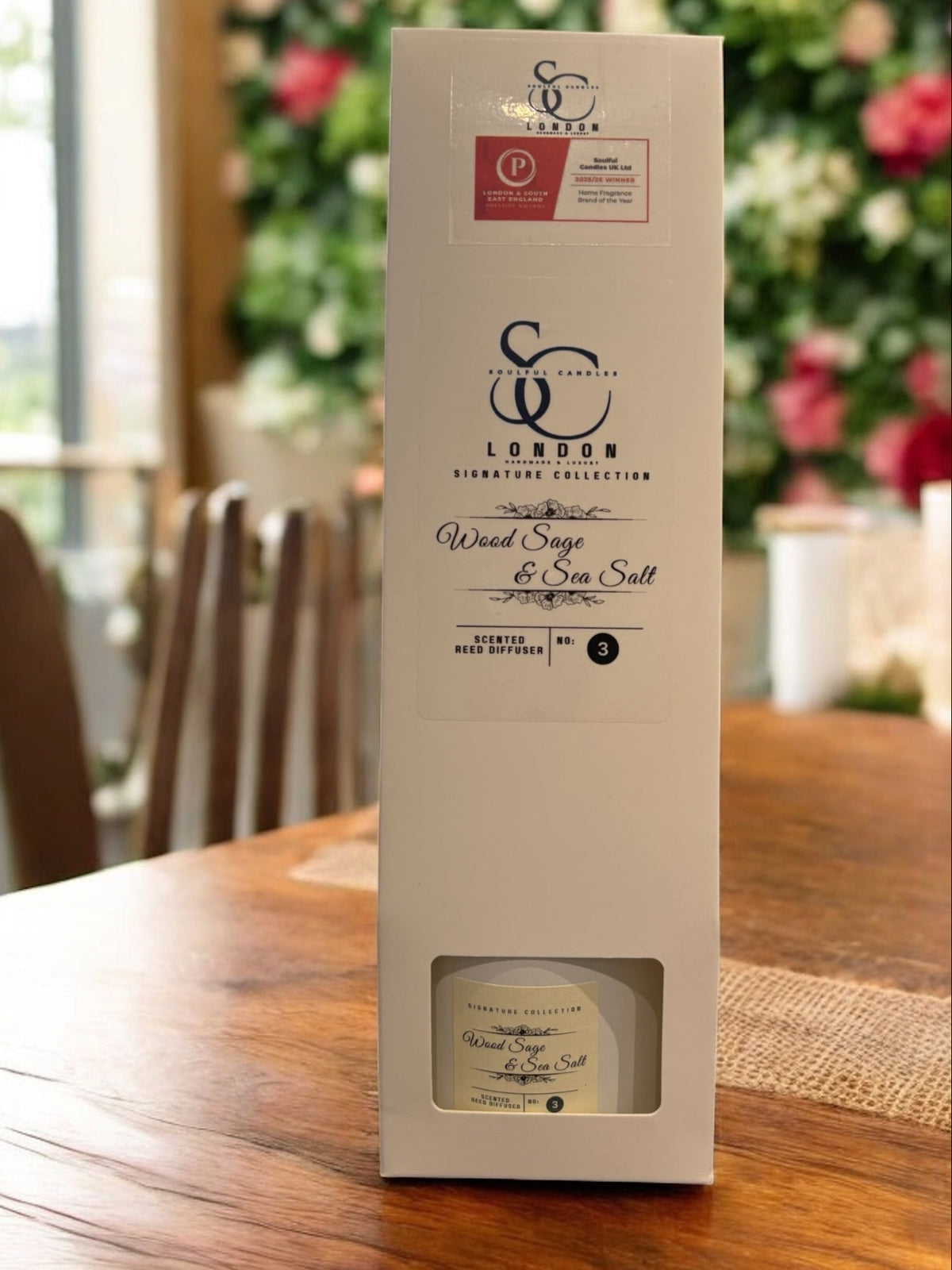 Wood Sage &amp; Sea Salt – Reed Diffuser (100ml)