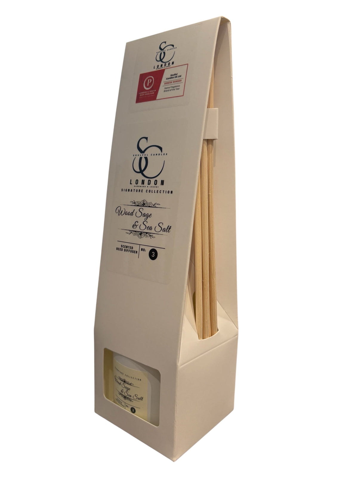 Wood Sage &amp; Sea Salt – Reed Diffuser (100ml)