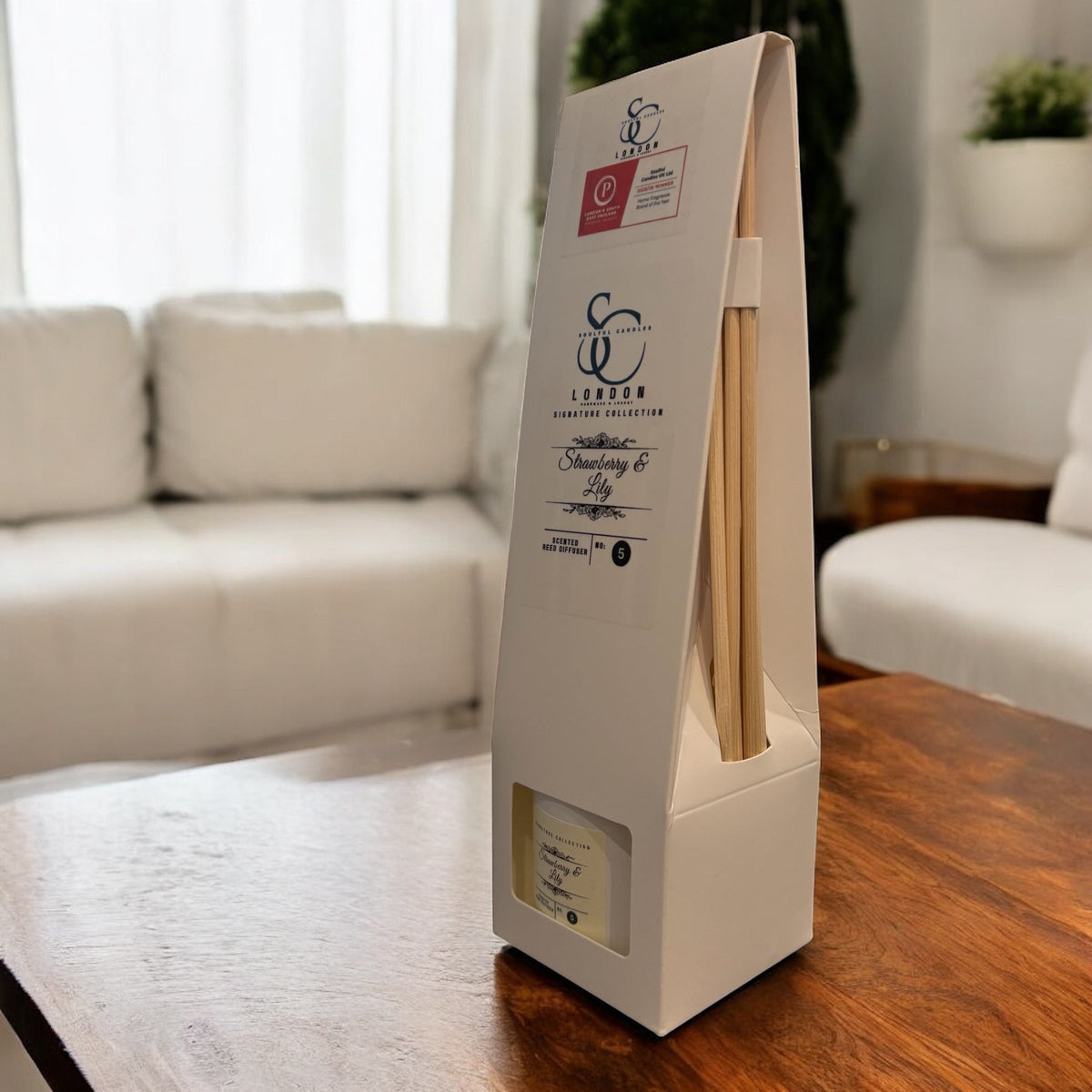 Strawberry &amp; Lily – Reed Diffuser (100ml)