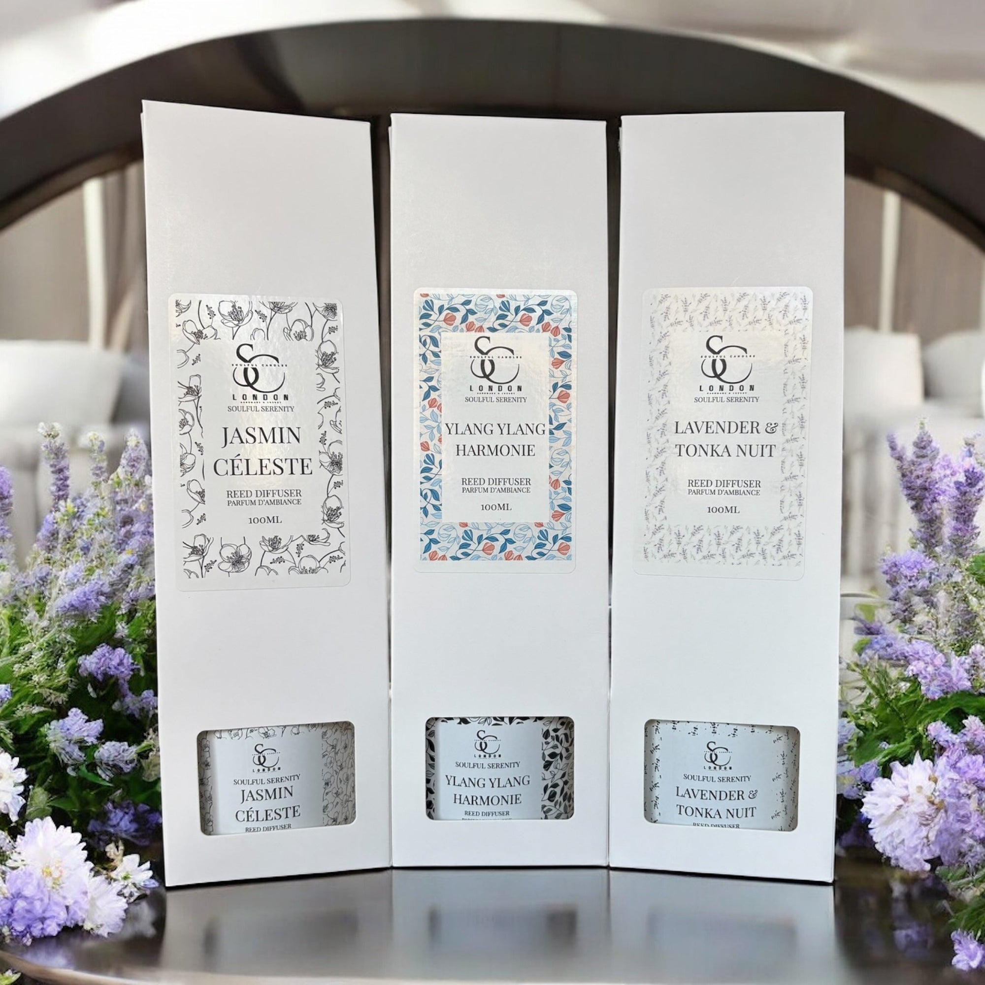 Soulful Serenity Range – Lavender &amp; Tonka Nuit 100ml Reed Diffuser