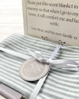 New Puppy Scent Blanket/Mat and Personalised Note