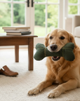 Handcrafted Toy Squeaky Dog Bone - choice of fabrics