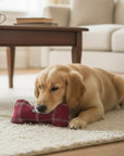 Handcrafted Toy Squeaky Dog Bone - choice of fabrics
