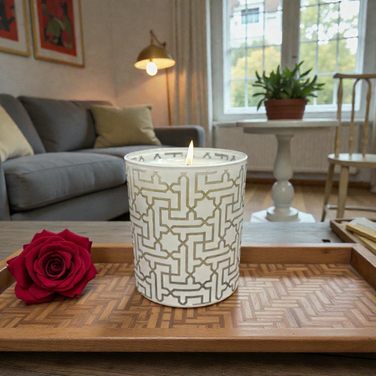 Citrus &amp; Oud – Luxury Soy Candle (30cl)