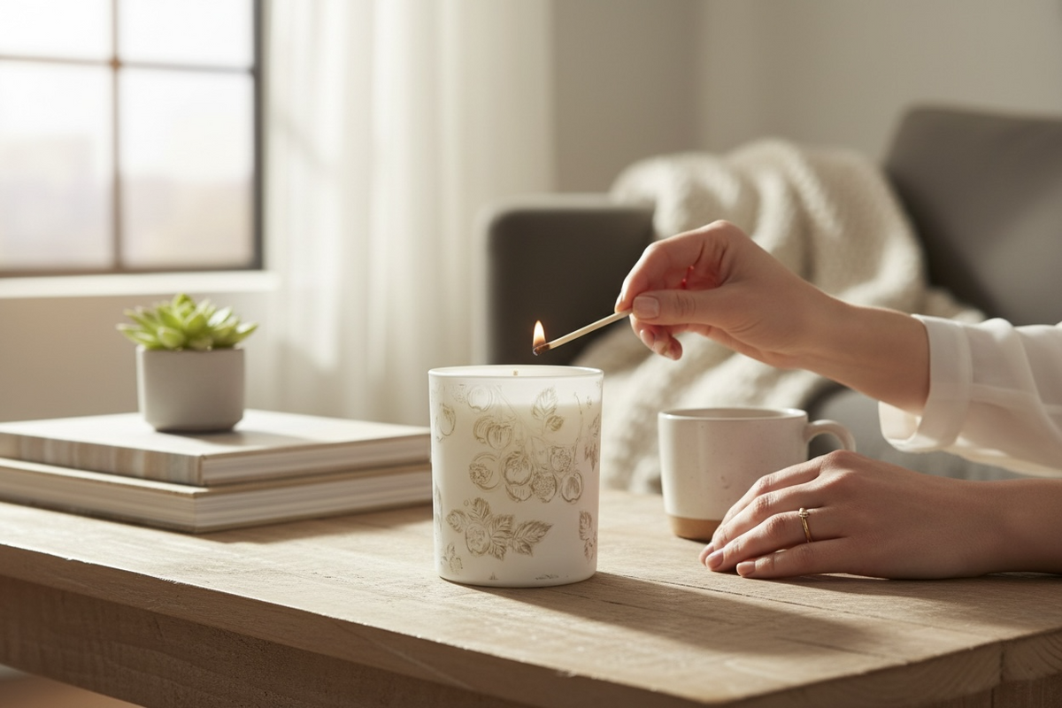 Blackcurrant &amp; Truffle – Luxury Soy Candle (30cl)