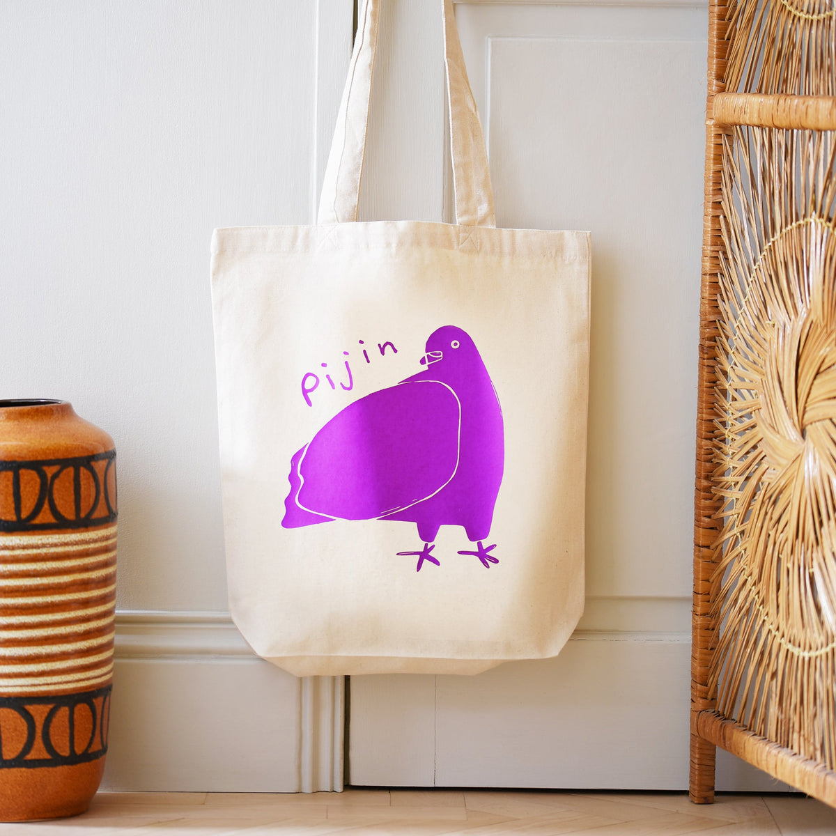 Pijin Tote Bag - great gift for pigeon lovers