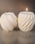 Luxury scented pillar candles, natural wax for clean long-lasting burn, elegant design for warm inviting atmosphere by Ralph's Orchard at brixbailey.com