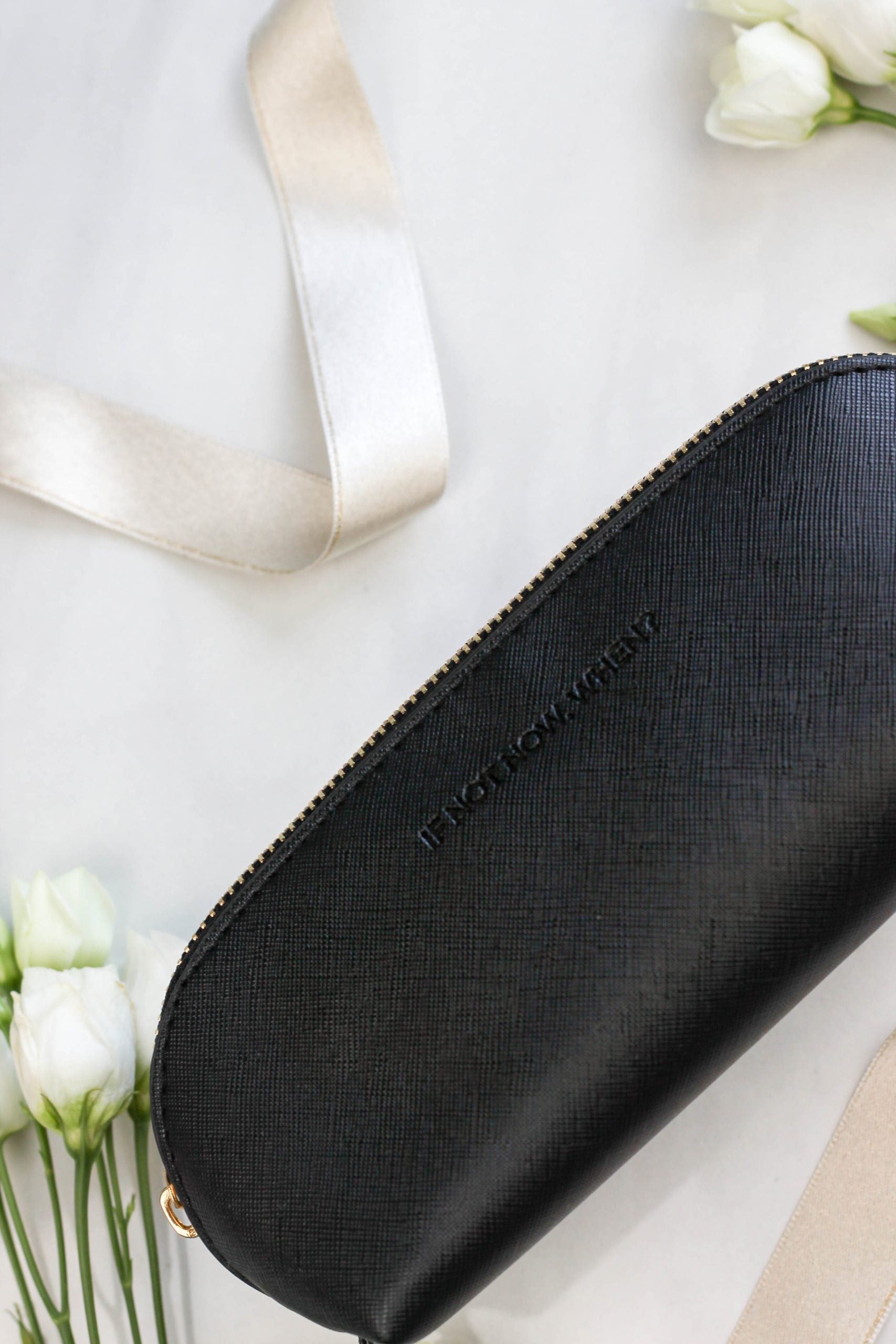 Pencil Case If Not Now When Black