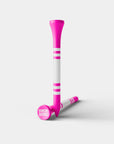 40 Bamboo Golf Tees - Neon Pink/White