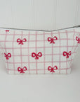 Nappy Wallet - Pink Bows