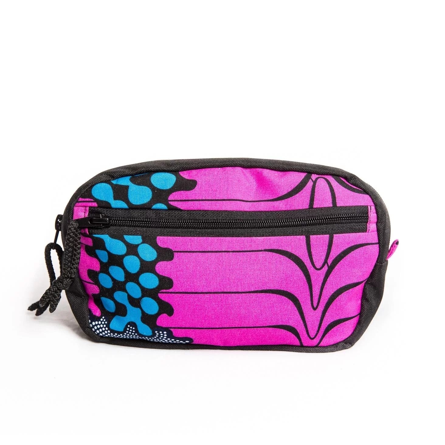 Pink Spacious Waist Bag for Everyday Outings