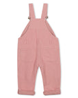 Pink Chunky Cord Dungarees