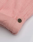 Pink Chunky Cord Dungarees