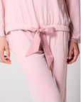 Cotton Modal Pyjama Set with Lace Trim