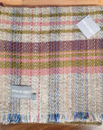 Large Checked Random Recycled Wool Blanket