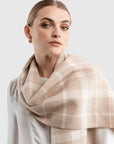Alpaca Plaid Scarf