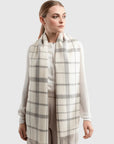 Alpaca Plaid Scarf
