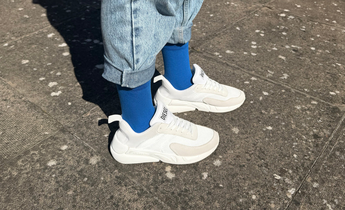 Plain Bamboo Socks - Cool Sea Blue