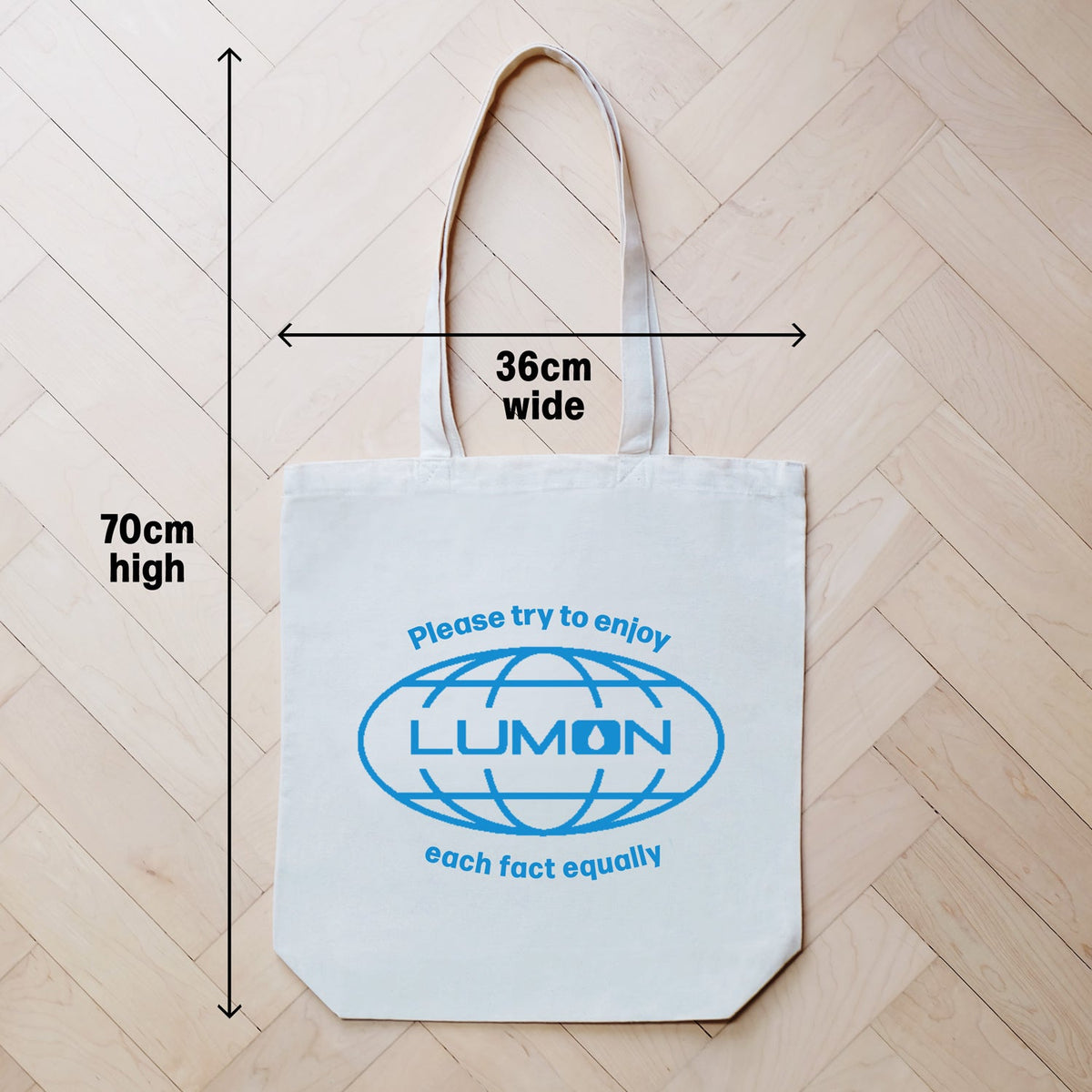 Severance Lumon Industries Shopping Tote Bag - Please Try To Enjoy Each Fact Equally