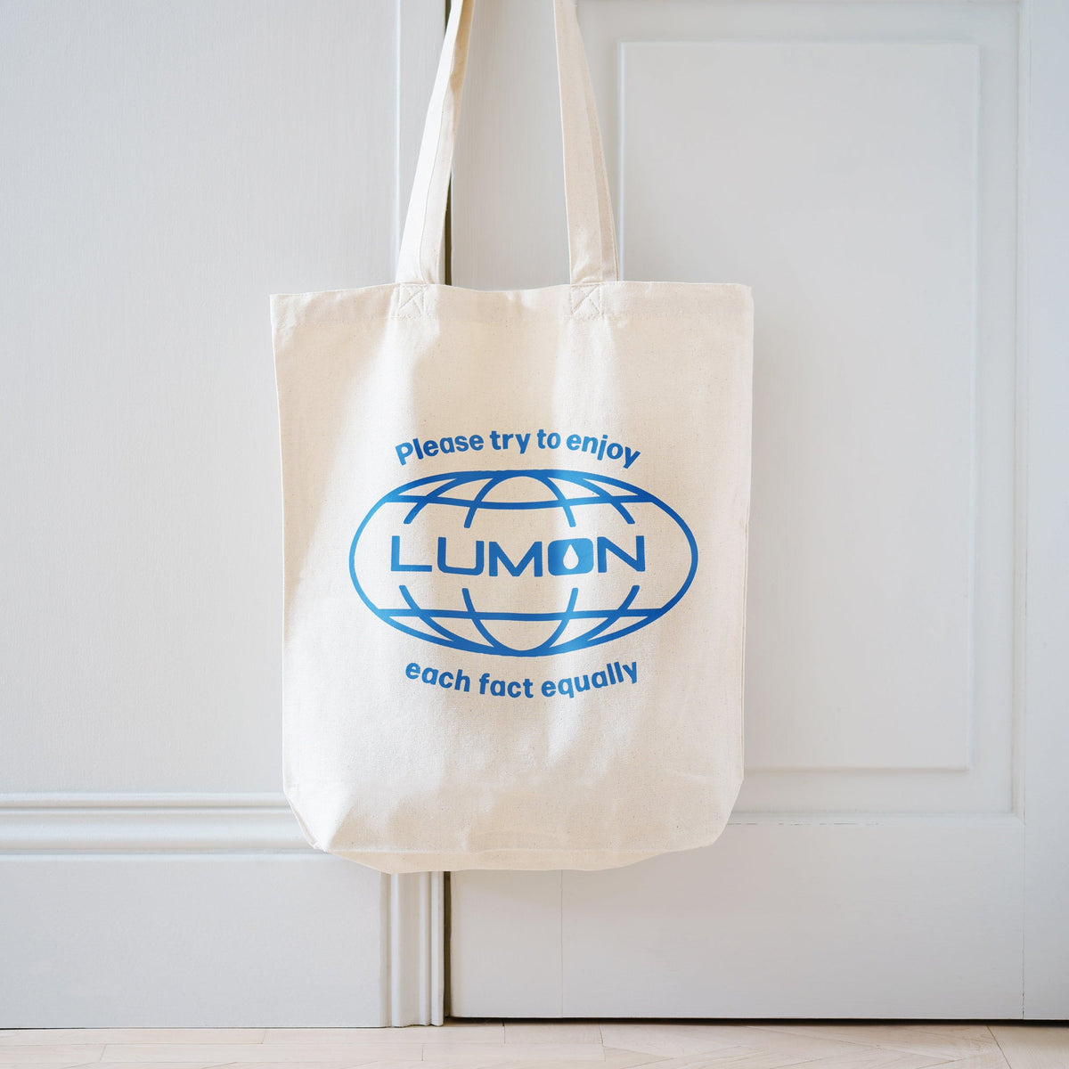 Severance Lumon Industries Shopping Tote Bag - Please Try To Enjoy Each Fact Equally