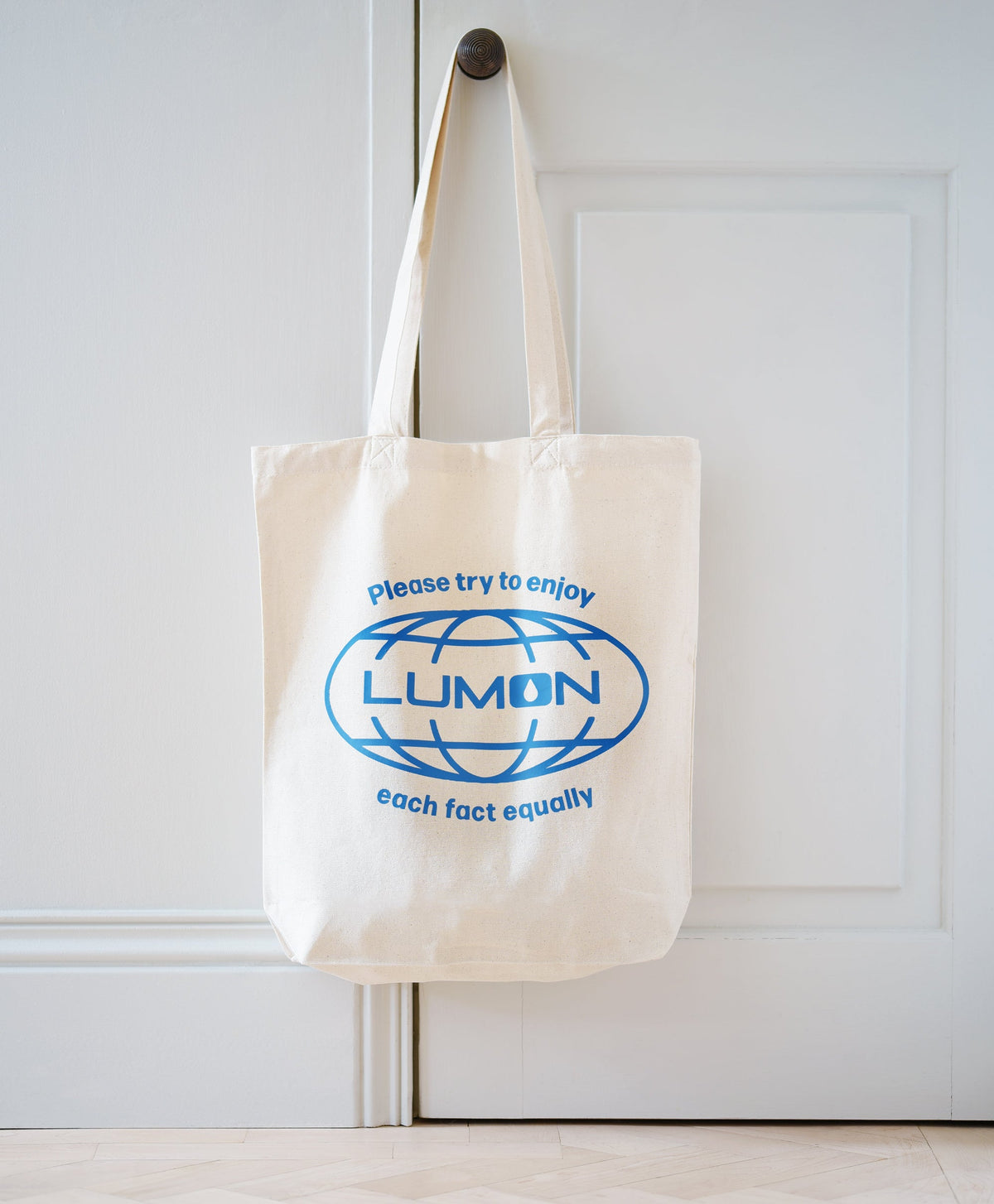Severance Lumon Industries Shopping Tote Bag - Please Try To Enjoy Each Fact Equally