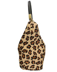 NEW Leopard Print Hair On Hide Premium Leather Bag