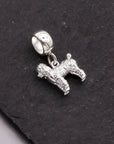Poodle Silver Dog Charm