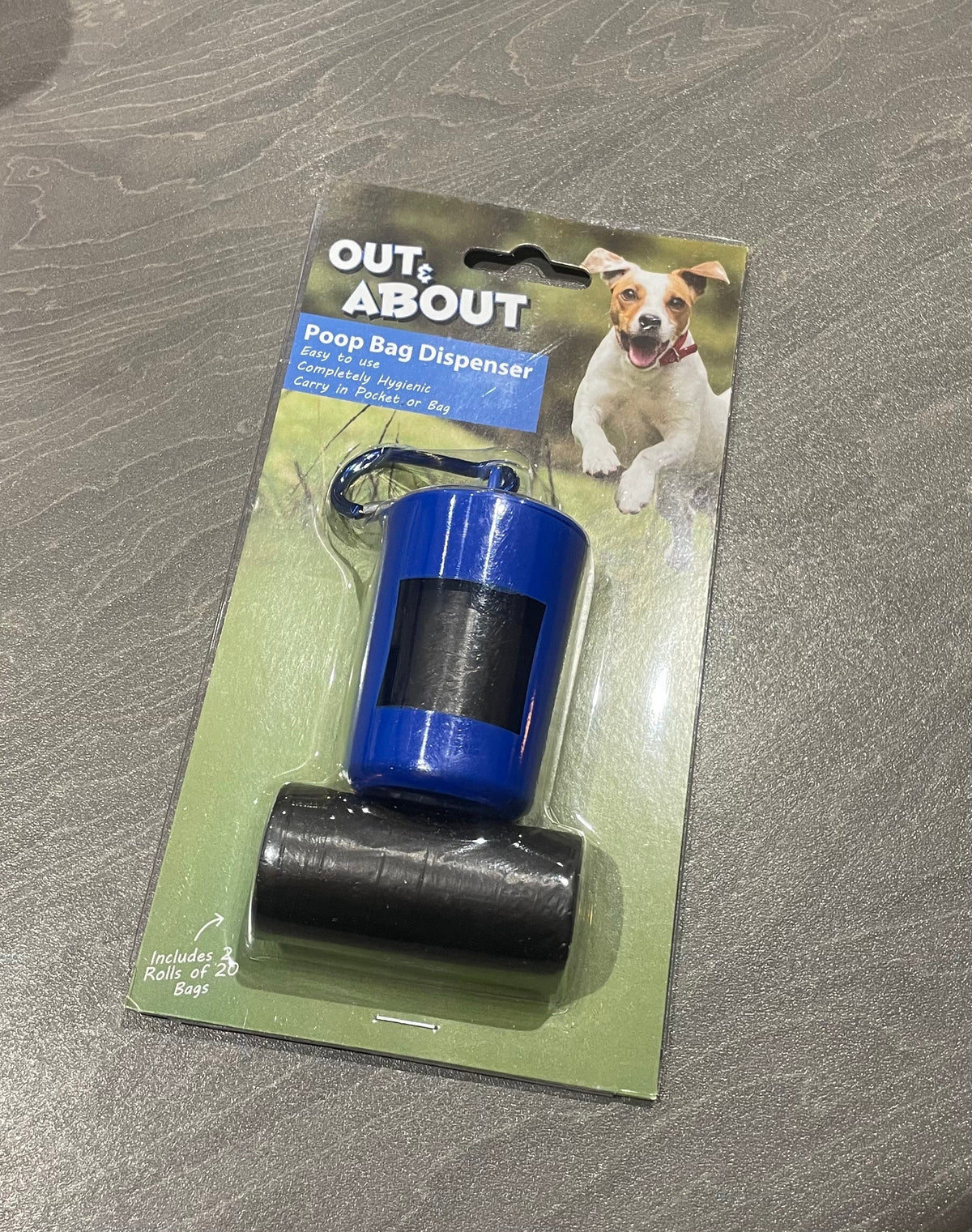 Out &amp; About Poop Bag Dispenser &amp; 40 poop bags
