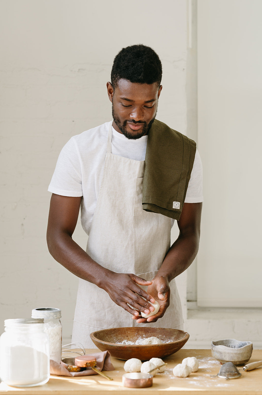 Linen Kitchen Hand Towels-3