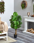 Artificial Monstera Tree UV Resistant (Indoor/Outdoor) 4’