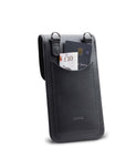 Handmade Leather Mobile Phone Pouch Plus - Black