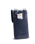 Handmade Leather Mobile Phone Pouch Plus - Navy Blue