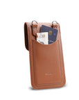 Handmade Leather Mobile Phone Pouch Plus - Chestnut