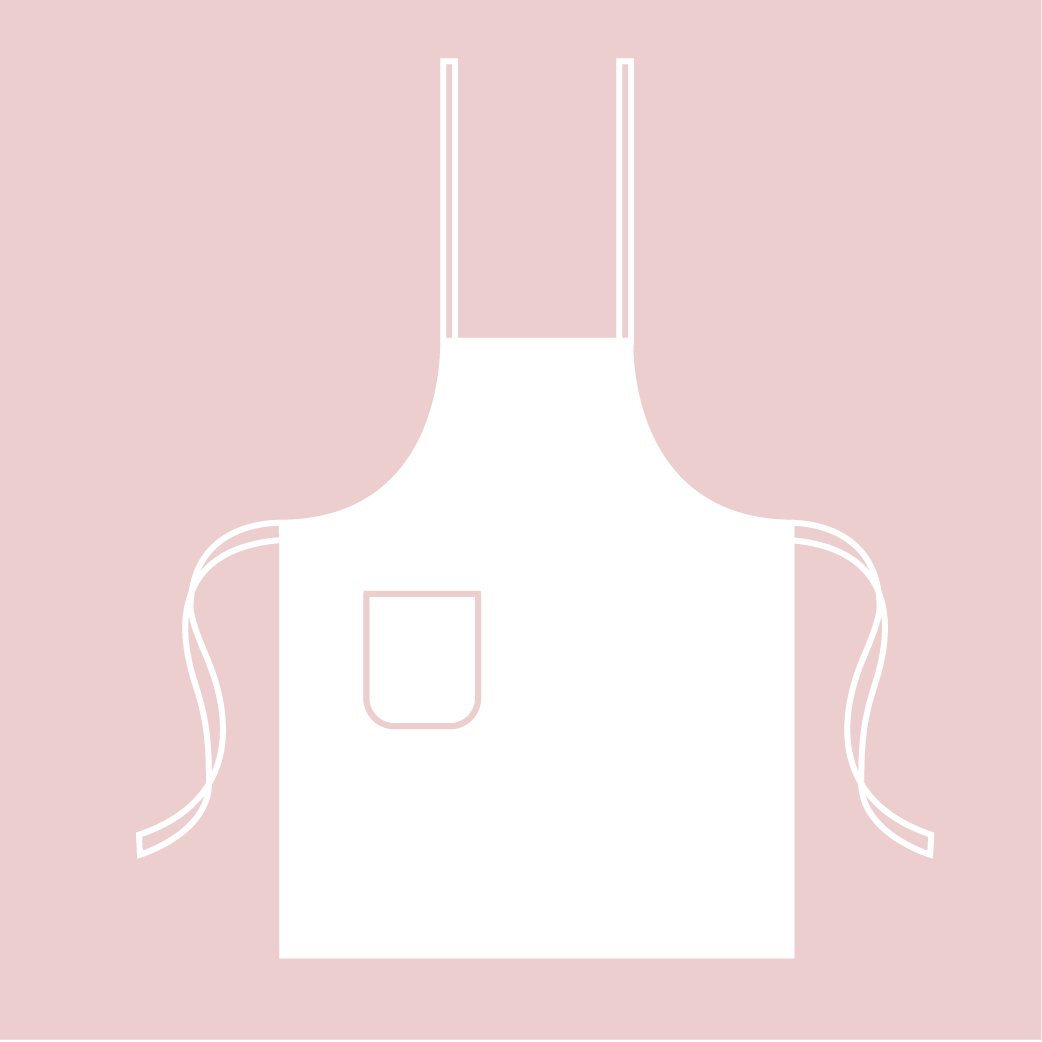 Lemon Linen Ladies Apron