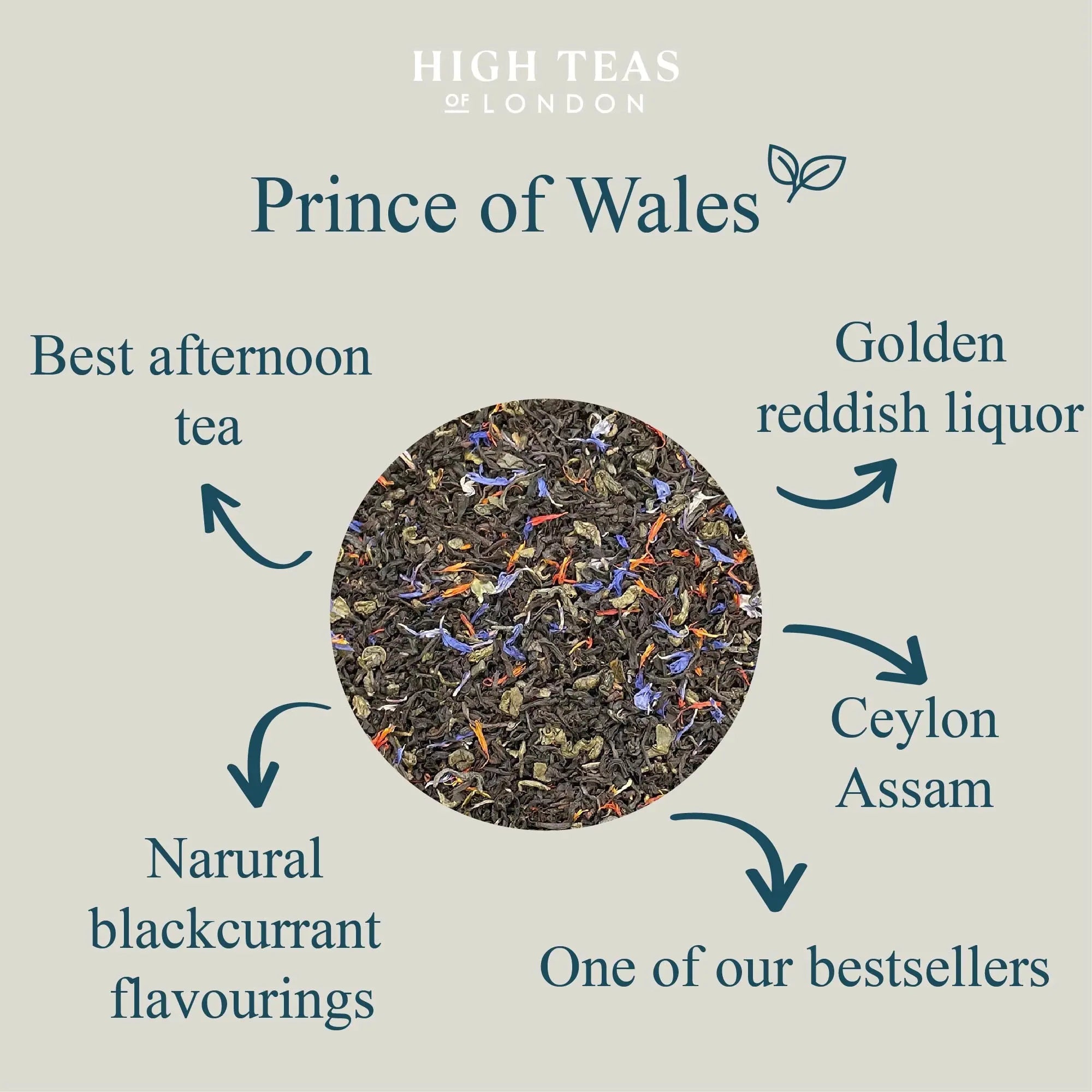Prince of Wales Loose Leaf Tea - Classic Afternoon Black Tea Blend