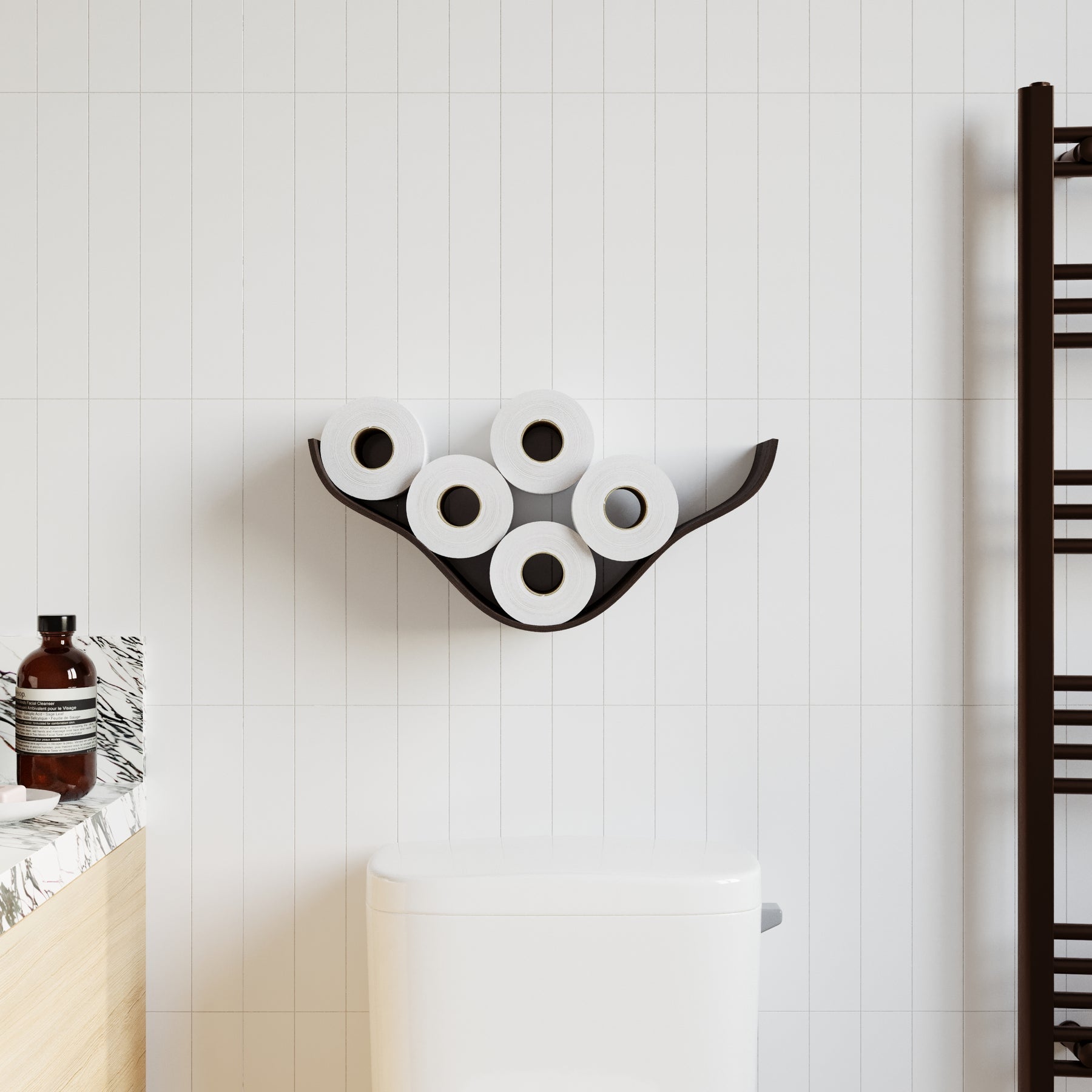 Handmade Wooden Cloud Toilet Roll Holder