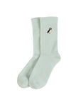 Save the Puffin Ribbed Bamboo Socks in Blue
