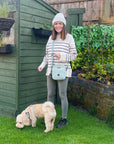Mini Dog Walking Bag - Sage Green