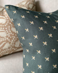 Purley Square Cushion - Slate Green