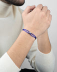 Silver Soho Diamond Cord Bracelet