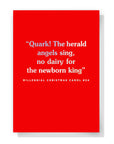 Quark The Herald Angels Sing Christmas Card