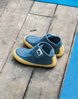 Quokka Slipper Boots in Grey and Curry