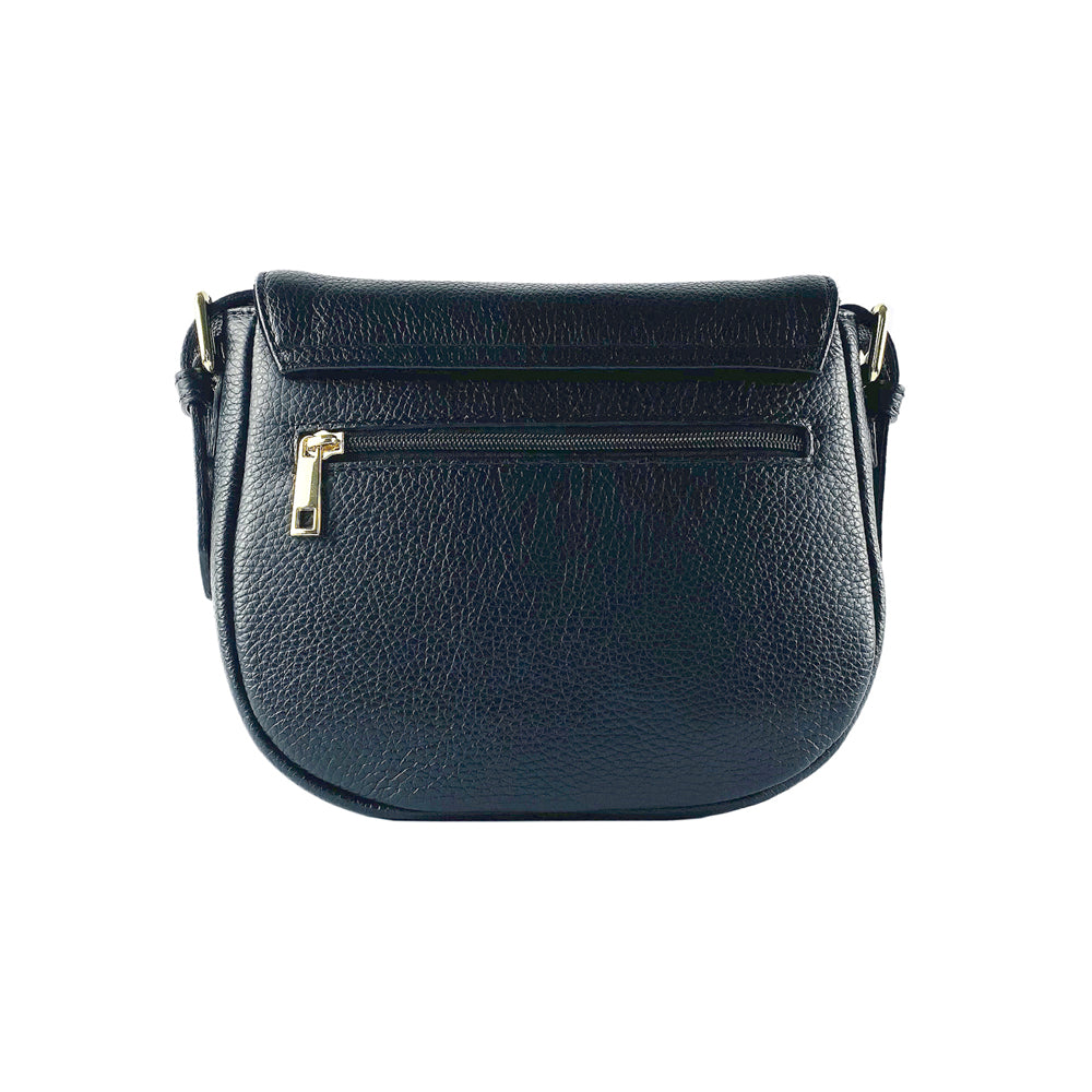 Italian Leather Crossbody Bag for Women - Made in Italy | Black Elegant Shoulder Bag with Adjustable Strap &amp; Gold Hardware by Kailimood.store at brixbailey.com
