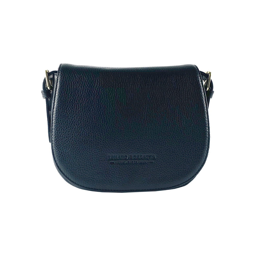 Italian Leather Crossbody Bag for Women - Made in Italy | Black Elegant Purse with Adjustable Strap &amp; Gold Hardware by Kailimood.store at brixbailey.com