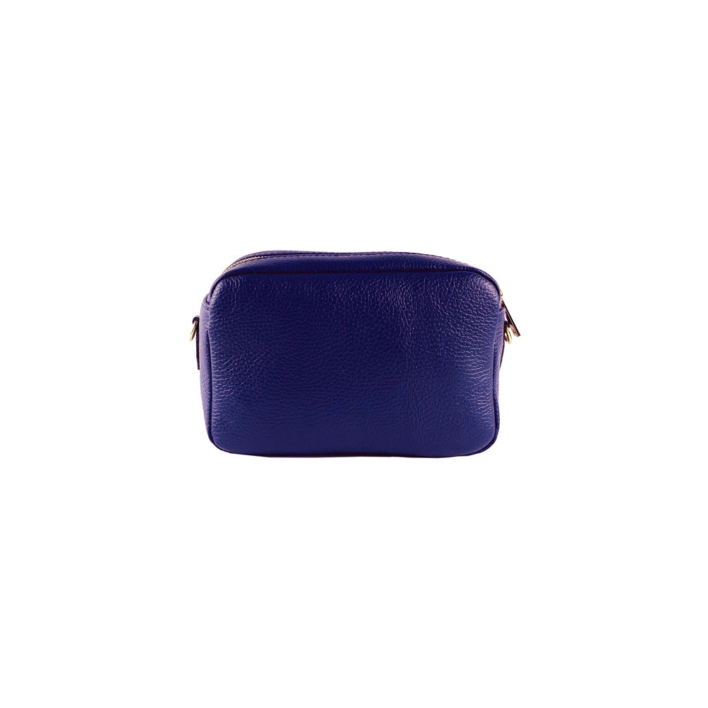 Violet Italian Leather Crossbody Bag for Women - Adjustable Strap, Gold Hardware &amp; Dual Compartments | Made in Italy Since 1978 by Kailimood.store at brixbailey.com