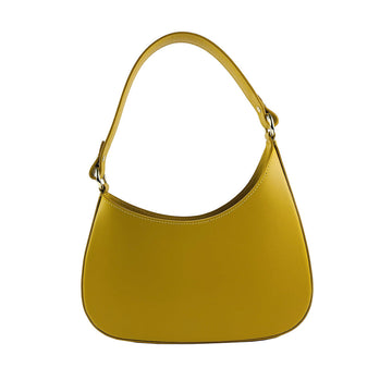 Mustard Yellow Genuine Leather Shoulder Bag for Women - Made in Italy Since 1978 by Kailimood.store at brixbailey.com